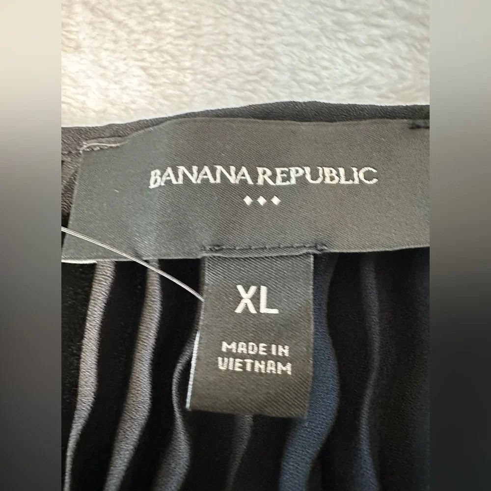 Banana Republic Factory Long Sleeve Pleated Mini Dress Size XL
